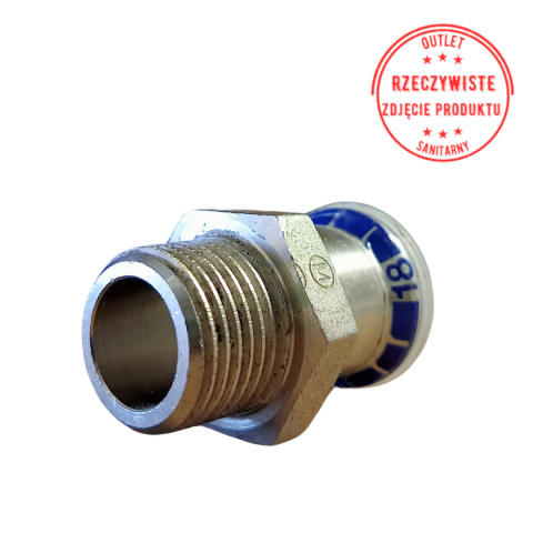 Złączka Geberit Mapress Edelstahl GZ 18x1/2'' Złączka Geberit Mapress Edelstahl GZ 18x1/2''