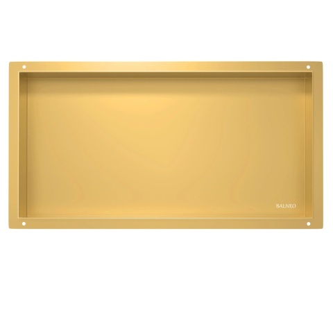 WALL-BOX NO RIM - Półka wnękowa bezramkowa GOLD 60x30x10 cm WALL-BOX NO RIM - Półka wnękowa bezramkowa GOLD 60x30x10 cm