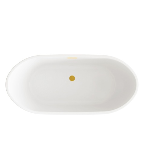 Wanna wolnostojąca PARMA z pokrywką MIRROR GOLD - 170 x 72 cm Wanna wolnostojąca PARMA z pokrywką MIRROR GOLD - 170 x 72 cm
