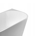 Wanna wolnostojąca przyścienna VIVA z pokrywką WHITE - 150 x 75 cm