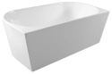 Wanna wolnostojąca przyścienna VIVA z pokrywką WHITE - 150 x 75 cm