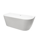 Wanna wolnostojąca przyścienna VIVA z pokrywką WHITE - 150 x 75 cm