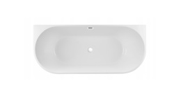 Wanna wolnostojąca przyścienna VIVA z pokrywką WHITE - 170 x 80 cm