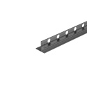 Listwa spadkowa do szkła lewa 170 cm Gun Metal