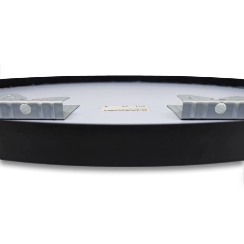 Lustro niepodświetlane okrągłe CORINA BLACK 60 cm, rama aluminiowa Lustro niepodświetlane okrągłe CORINA BLACK 60 cm, rama aluminiowa
