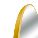 Lustro niepodświetlane okrągłe CORINA GOLD 70 cm, rama aluminiowa