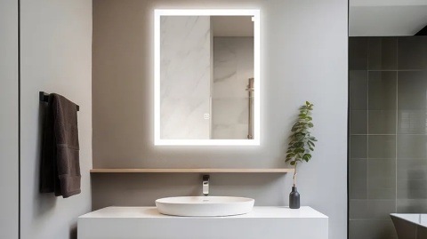 Lustro podświetlane 60x80 cm COSMO- Antypara, Ściemnianie, Zmiana Barwy Lustro podświetlane 60x80 cm COSMO- Antypara, Ściemnianie, Zmiana Barwy