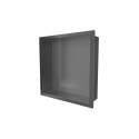 WALL-BOX ONE - Półka wnękowa GUN METAL 30x30x7 cm