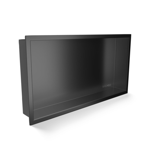 WALL-BOX ONE - Półka wnękowa GUN METAL 60x30x7 cm WALL-BOX ONE - Półka wnękowa GUN METAL 60x30x7 cm
