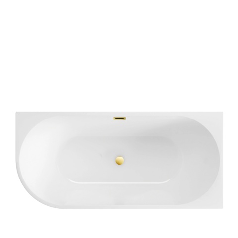 Wanna wolnostojąca narożna lewa AVOLA z pokrywką MIRROR GOLD - 150 x 75 cm Wanna wolnostojąca narożna lewa AVOLA z pokrywką MIRROR GOLD - 150 x 75 cm
