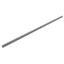 Listwa spadkowa przyścienna prawa 120 cm Gun Metal