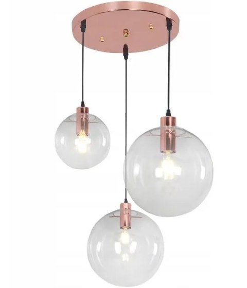 LAMPA LASSI SET APP038-3CP ROSE GOLD LAMPA LASSI SET APP038-3CP ROSE GOLD