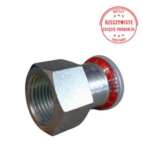 Złączka Geberit Mapress C-Stahl GW 18x1/2'' Złączka Geberit Mapress C-Stahl GW 18x1/2''