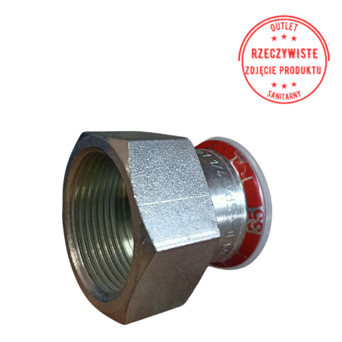 Złączka Geberit Mapress C-Stahl GW 35x1 1/4'' Złączka Geberit Mapress C-Stahl GW 35x1 1/4''