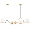 Lampa APP1023-5CP Złota