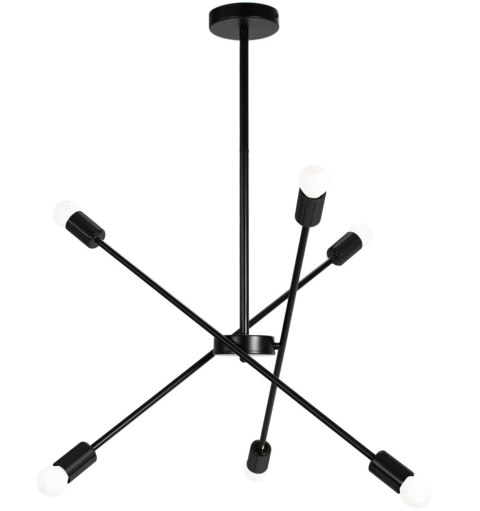 LAMPA APP1114-6CP BLACK LAMPA APP1114-6CP BLACK