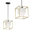 Lampa APP1165-1CP Gold/White