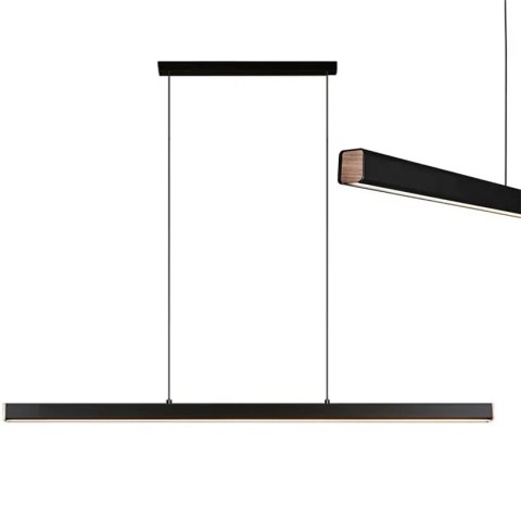 LAMPA APP1447-CP BLACK 80 cm