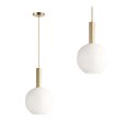 Lampa APP666-1CP Gold/White