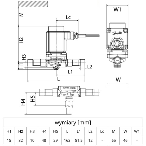 Zawór elektromagnetyczny Danfoss EVR 10 d16 5/8'' Zawór elektromagnetyczny Danfoss EVR 10 d16 5/8''