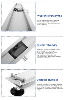 ODPŁYW NEO & PURE N SZCZOTKOWANY 600