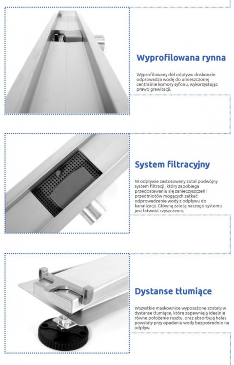 ODPŁYW NEO & PURE N SZCZOTKOWANY 600 ODPŁYW NEO & PURE N SZCZOTKOWANY 600