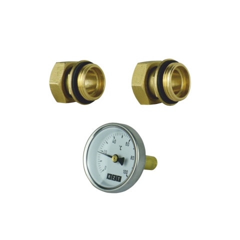 Grupa pompowa C. W. U. RZT z zabezpieczeniem przeciwpoparzeniowym, zaworem ESBE i pompą Wilo ZRS Grupa pompowa C. W. U. RZT z zabezpieczeniem przeciwpoparzeniowym, zaworem ESBE i pompą Wilo ZRS