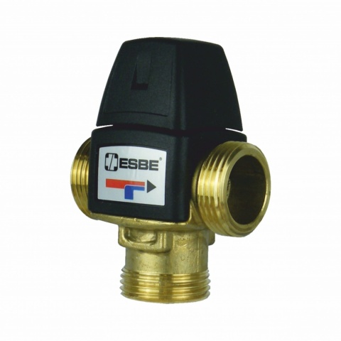 Grupa pompowa C. W. U. RZT z zabezpieczeniem przeciwpoparzeniowym, zaworem ESBE i pompą Wilo ZRS Grupa pompowa C. W. U. RZT z zabezpieczeniem przeciwpoparzeniowym, zaworem ESBE i pompą Wilo ZRS