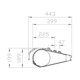 Kurtyna powietrzna bez wymiennika ciepła Slim N-100 RAL7016 Flowair
