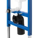 STELAŻ PODT WC K011A-Q + PRZYCISK T BLACK GLASS