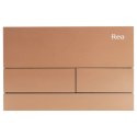 STELAŻ PODT WC K011A-Q + PRZYCISK T BRUSH GOLD