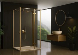 ADAPTER DO KABINY PRZYŚCIENNEJ U-ATLAS BRUSH GOLD