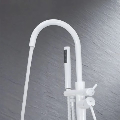 BATERIA WANNOWA PODŁOGOWA LUNGO BIAŁA BATERIA WANNOWA PODŁOGOWA LUNGO BIAŁA