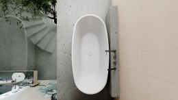 Bateria wannowa 4-otworowa z zestawem prysznicowym