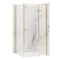 DRZWI PRYSZNICOWE ATLAS BRUSH GOLD 100 P