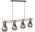 Lampa APP1775-4CP Wood Grey