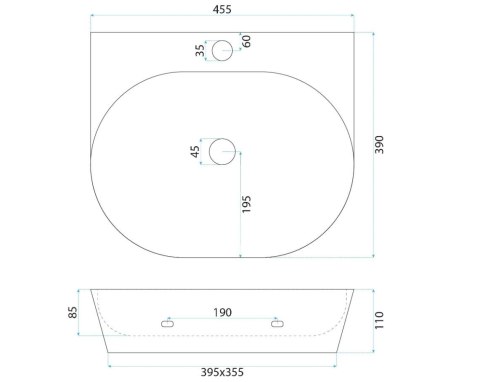 UMYWALKA KIM 46 - NABLATOWA/ŚCIENNA