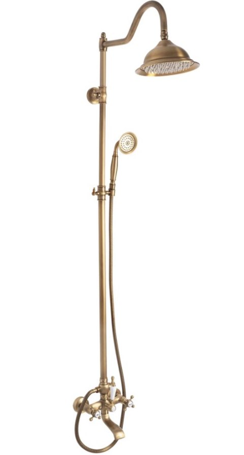 ZESTAW NATRYSKOWY BERGAMO BRĄZ ANTYCZNY ZESTAW NATRYSKOWY BERGAMO BRĄZ ANTYCZNY
