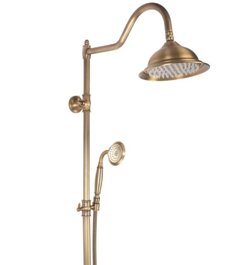 ZESTAW NATRYSKOWY BERGAMO BRĄZ ANTYCZNY ZESTAW NATRYSKOWY BERGAMO BRĄZ ANTYCZNY