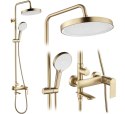 ZESTAW NATRYSKOWY MY2102-78GG VENETA ZŁOTY SZCZOTK