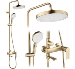 ZESTAW NATRYSKOWY MY2102-78GG VENETA ZŁOTY SZCZOTK