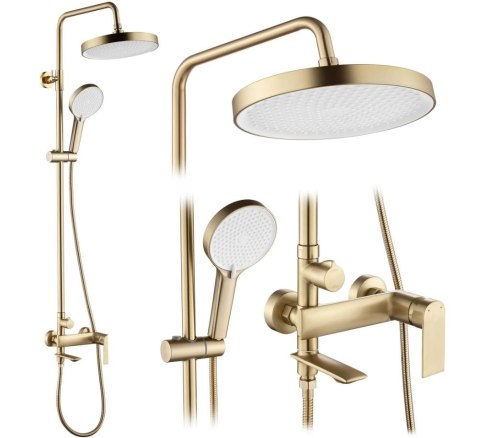 ZESTAW NATRYSKOWY MY2102-78GG VENETA ZŁOTY SZCZOTK ZESTAW NATRYSKOWY MY2102-78GG VENETA ZŁOTY SZCZOTK