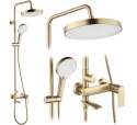 ZESTAW NATRYSKOWY MY2102-78GG VENETA ZŁOTY SZCZOTK