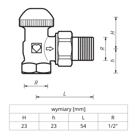 Zawór termostatyczny kątowy z widoczną nastawą wstępną HERZ-TS-98-V 1/2'' Zawór termostatyczny kątowy z widoczną nastawą wstępną HERZ-TS-98-V 1/2''