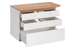 Szafka pod umywalkę 90cm PLATINUM Szuflady