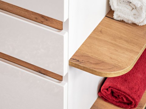 Szafka pod umywalkę 90cm PLATINUM Szuflady