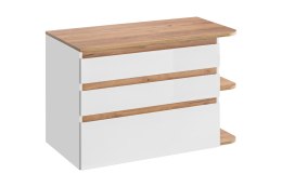 Szafka pod umywalkę 90cm PLATINUM Szuflady