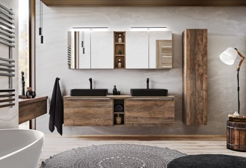 Szafka wysoka SANTA FE OAK szuflady