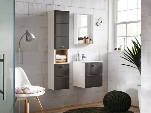 Szafka wysoka FINKA GREY