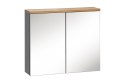 Szafka z lustrem 80cm BALI GRAFIT
